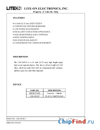 Datasheet LTS-3403LP manufacturer Lite-On